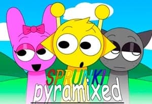 Sprunki Pyramixed oyun kapağı