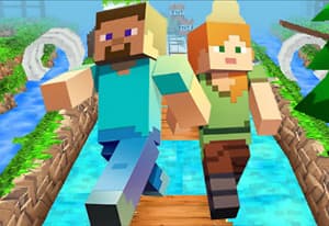 Minecraft Endless Runner oyun kapağı