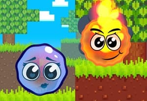 Fire Ball and Water Ball: Parkour Love Balls oyun kapağı