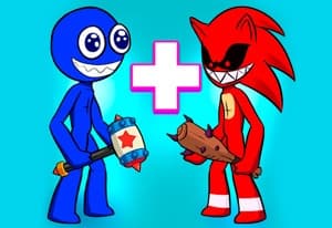Merge Rainbow Friend oyun kapağı
