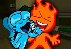 Friday Night Funkin vs' Fireboy and Watergirl oyun kapağı