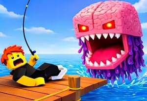 Fishing: Catch the Secret Brainrot oyun kapağı