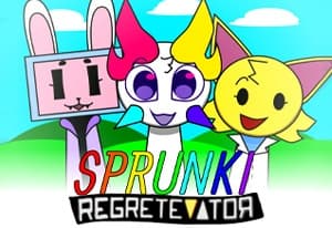 Sprunki X Regretevator oyun kapağı