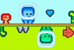 Two Aliens Adventure oyun kapağı