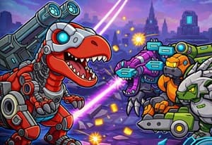 Dominators: Fighting Dinosaurs oyun kapağı