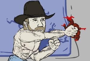 Chuck Norris oyun kapağı