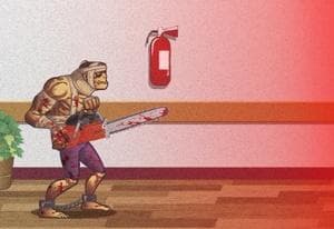 Zombie Warrior Man oyun kapağı