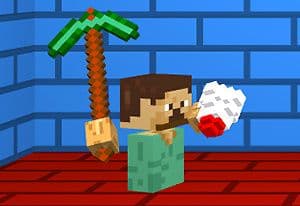 Minecraft Badminton oyun kapağı