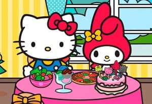 Hello Kitty and Friends Xmas Dinner oyun kapağı