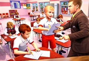 Cheating In School oyun kapağı