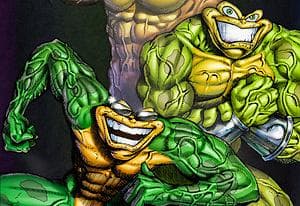 Battletoads in Battlemaniacs oyun kapağı