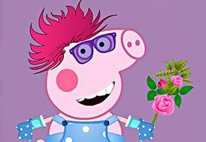 Peppa Pig Crazy Dress Up oyun kapağı