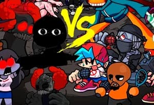 FNF Improbable Chaos Mashup Unblocked oyun kapağı